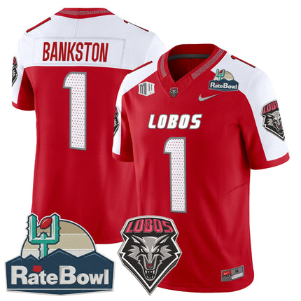 Men's New Mexico Lobos 2025 Rate Bowl Vapor Limited Jersey - All Stitched