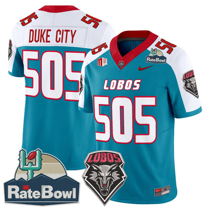 Men's New Mexico Lobos 2025 Rate Bowl Vapor Limited Jersey - All Stitched