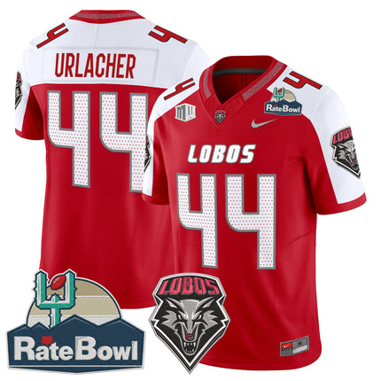Men's New Mexico Lobos 2025 Rate Bowl Vapor Limited Jersey - All Stitched