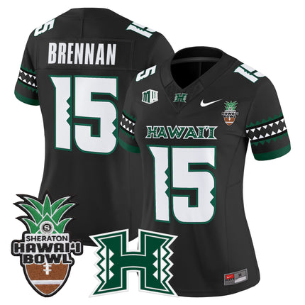 Women's Hawai'i Rainbow Warriors 2025 Hawai'i Bowl Vapor Limited Jersey - All Stitched