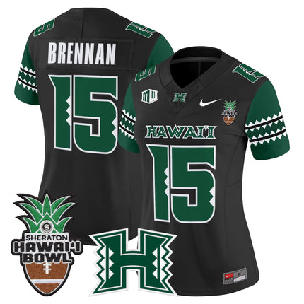 Women's Hawai'i Rainbow Warriors 2025 Hawai'i Bowl Vapor Limited Jersey - All Stitched