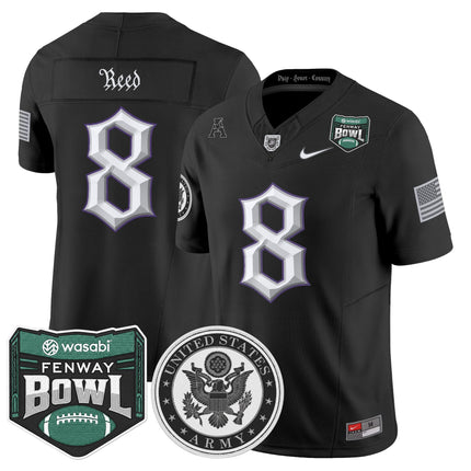 Men's Army Black Knights Honoring 250 Years Of Service And Sacrifice Vapor Limited Jersey - 2025 Fenway Bowl Patch - All Stitched