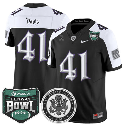 Men's Army Black Knights Honoring 250 Years Of Service And Sacrifice Vapor Limited Jersey - 2025 Fenway Bowl Patch - All Stitched