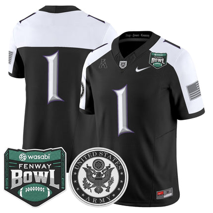 Men's Army Black Knights Honoring 250 Years Of Service And Sacrifice Vapor Limited Jersey - 2025 Fenway Bowl Patch - All Stitched