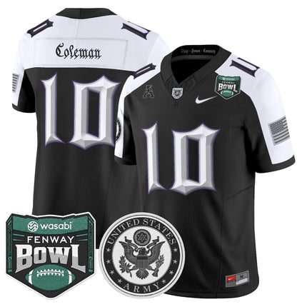 Men's Army Black Knights Honoring 250 Years Of Service And Sacrifice Vapor Limited Jersey - 2025 Fenway Bowl Patch - All Stitched