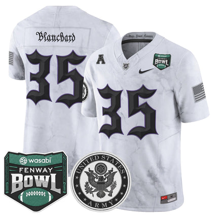 Men's Army Black Knights Honoring 250 Years Of Service And Sacrifice Vapor Limited Jersey - 2025 Fenway Bowl Patch - All Stitched
