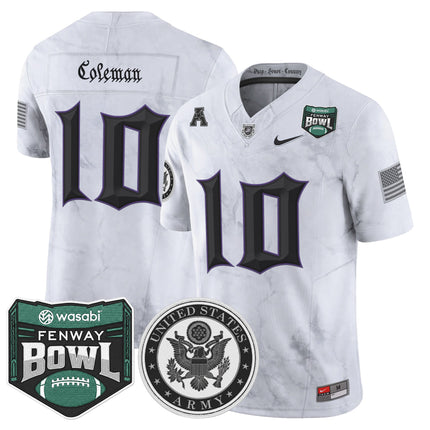 Men's Army Black Knights Honoring 250 Years Of Service And Sacrifice Vapor Limited Jersey - 2025 Fenway Bowl Patch - All Stitched