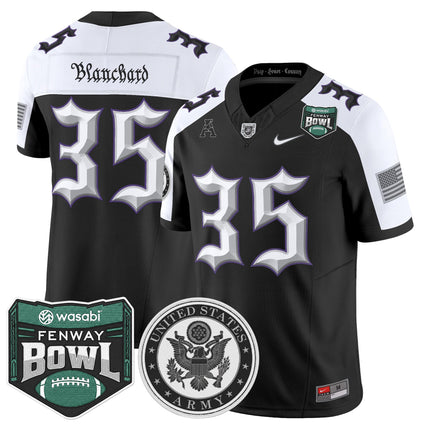 Men's Army Black Knights Honoring 250 Years Of Service And Sacrifice Vapor Limited Jersey - 2025 Fenway Bowl Patch - All Stitched