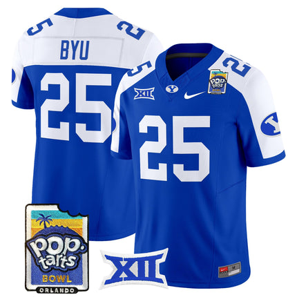 Men's BYU Cougars 2025 Pop-Tarts Bowl Vapor Limited Jersey - All Stitched