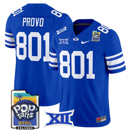 Men's BYU Cougars 2025 Pop-Tarts Bowl Vapor Limited Jersey - All Stitched