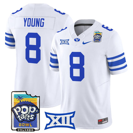 Men's BYU Cougars 2025 Pop-Tarts Bowl Vapor Limited Jersey - All Stitched