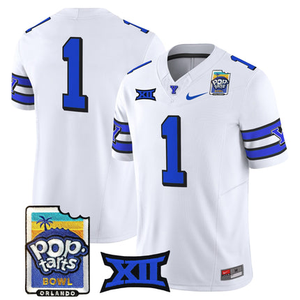 Men's BYU Cougars 2025 Pop-Tarts Bowl Vapor Limited Jersey - All Stitched