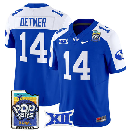 Men's BYU Cougars 2025 Pop-Tarts Bowl Vapor Limited Jersey - All Stitched