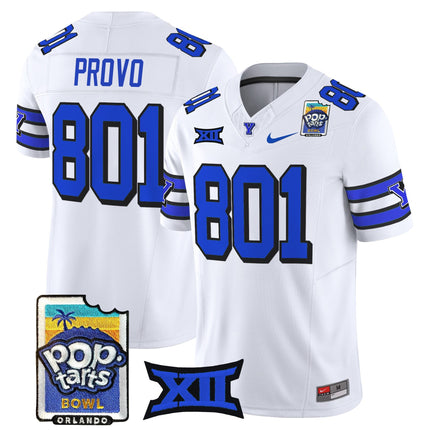 Men's BYU Cougars 2025 Pop-Tarts Bowl Vapor Limited Jersey - All Stitched