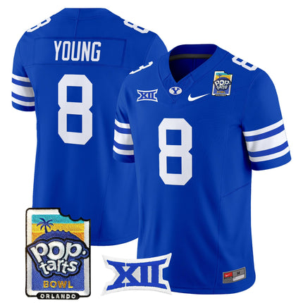 Men's BYU Cougars 2025 Pop-Tarts Bowl Vapor Limited Jersey - All Stitched
