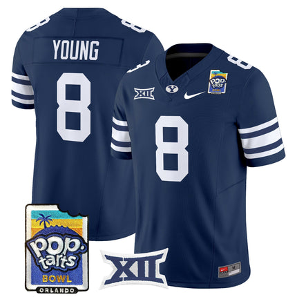 Men's BYU Cougars 2025 Pop-Tarts Bowl Vapor Limited Jersey - All Stitched