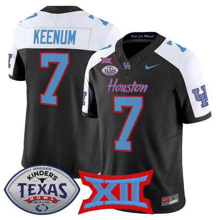 Men's Houston Cougars 2025 Texas Bowl Vapor Limited Jersey - All Stitched