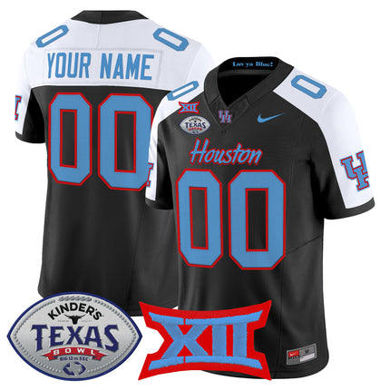 Houston Cougars 2025 Texas Bowl Vapor Limited Custom Jersey - All Stitched