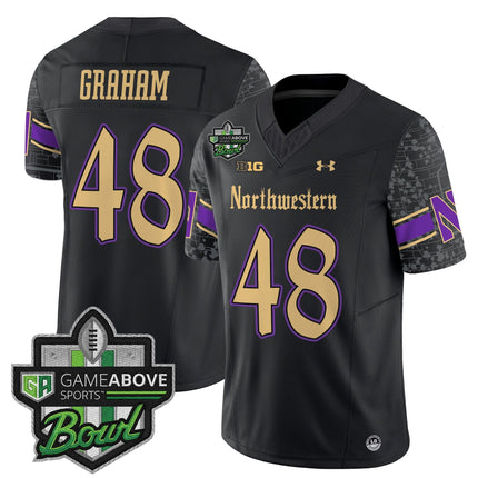 Men's Northwestern Wildcats 2025 GameAbove Sports Bowl Vapor Limited Jersey - All Stitched