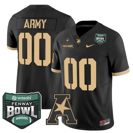 Army Black Knights 2025 Fenway Bowl Vapor Limited Custom Jersey - All Stitched