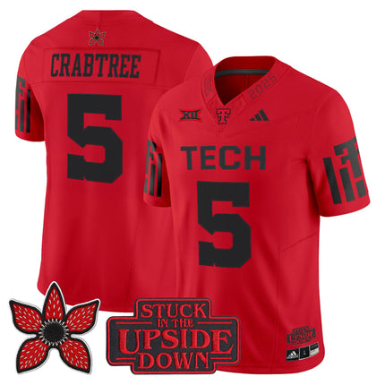 Men's Texas Tech Red Raiders 'Stranger Things Edition' Vapor Limited Jersey - All Stitched