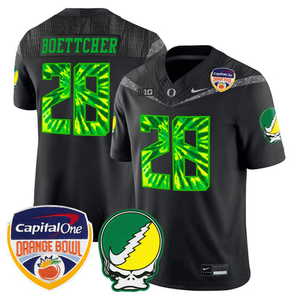 Men's Oregon Ducks "Grateful Ducks" Vapor Limited Jersey - 2025/26 Orange Bowl Patch - All Stitched