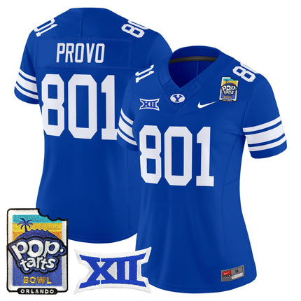 Women's BYU Cougars 2025 Pop-Tarts Bowl Vapor Limited Jersey - All Stitched