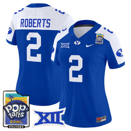 Women's BYU Cougars 2025 Pop-Tarts Bowl Vapor Limited Jersey - All Stitched