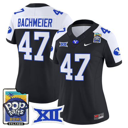 Women's BYU Cougars 2025 Pop-Tarts Bowl Vapor Limited Jersey - All Stitched