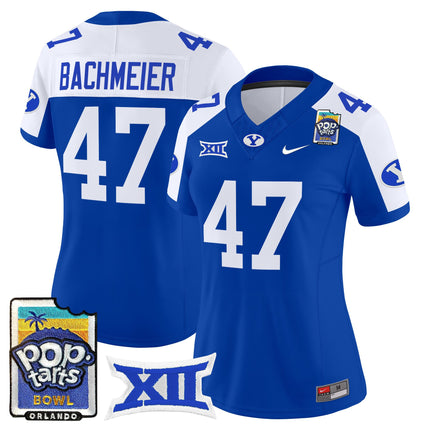 Women's BYU Cougars 2025 Pop-Tarts Bowl Vapor Limited Jersey - All Stitched