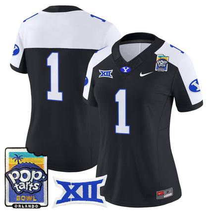 Women's BYU Cougars 2025 Pop-Tarts Bowl Vapor Limited Jersey - All Stitched