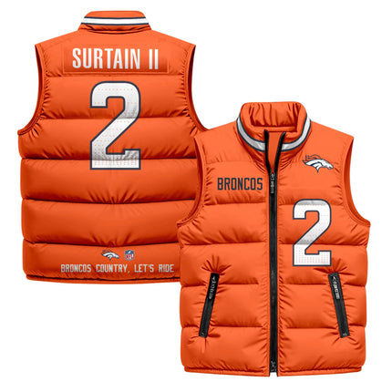 Denver Broncos 2025 Puffer Vest