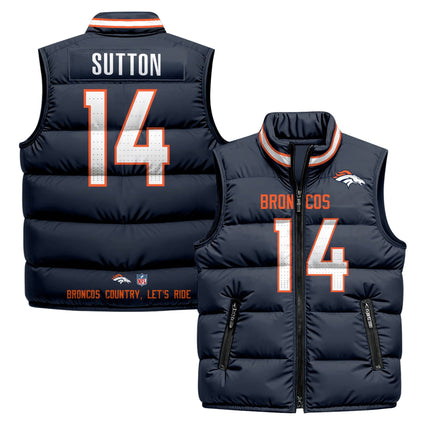 Denver Broncos 2025 Puffer Vest