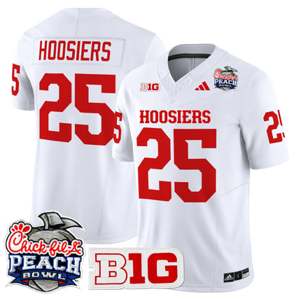 Men's Indiana Hoosiers 2026 Peach Bowl Vapor Limited Jersey - All Stitched