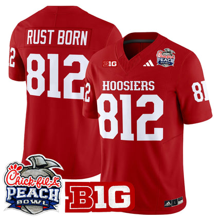 Men's Indiana Hoosiers 2026 Peach Bowl Vapor Limited Jersey - All Stitched