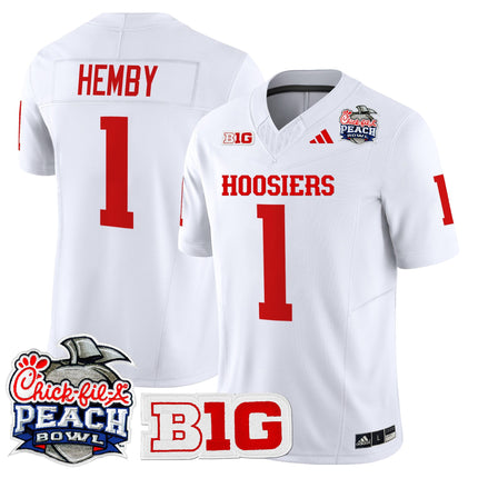 Men's Indiana Hoosiers 2026 Peach Bowl Vapor Limited Jersey - All Stitched