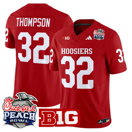Men's Indiana Hoosiers 2026 Peach Bowl Vapor Limited Jersey - All Stitched