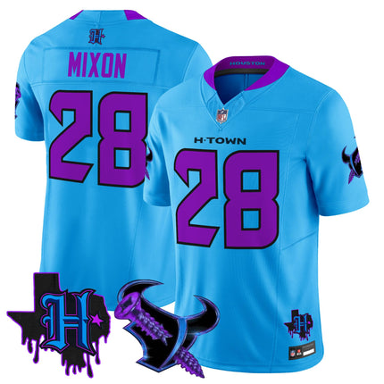 Men's Houston Texans DJ Screw Vapor Limited Jersey - All Stitched
