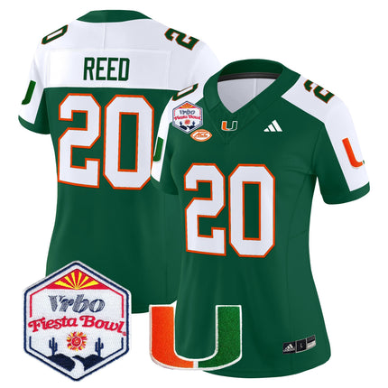Women's Miami Hurricanes 2026 The Fiesta Bowl Vapor Limited Jersey - All Stitched