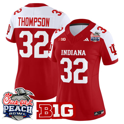 Women's Indiana Hoosiers 2026 Peach Bowl Vapor Limited Jersey - All Stitched