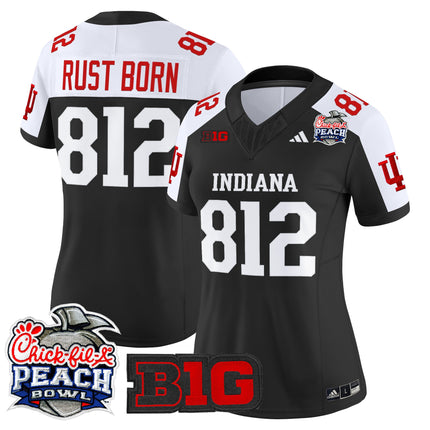 Women's Indiana Hoosiers 2026 Peach Bowl Vapor Limited Jersey - All Stitched