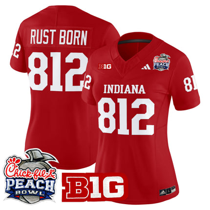 Women's Indiana Hoosiers 2026 Peach Bowl Vapor Limited Jersey - All Stitched