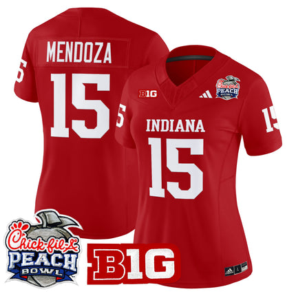 Women's Indiana Hoosiers 2026 Peach Bowl Vapor Limited Jersey - All Stitched