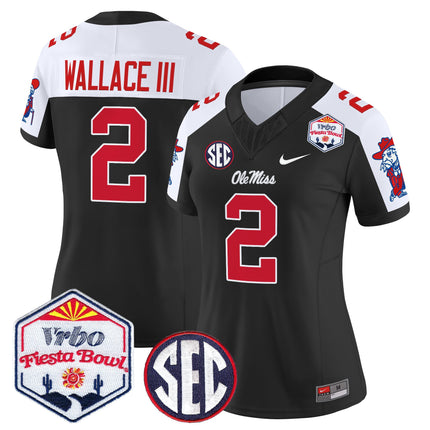 Women's Ole Miss Rebels 2026 The Fiesta Bowl Vapor Limited Jersey - All Stitched