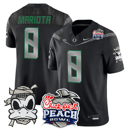 Men's Oregon Ducks "Mummy Duck" Vapor Limited Jersey - 2026 Peach Bowl Patch - All Stitched