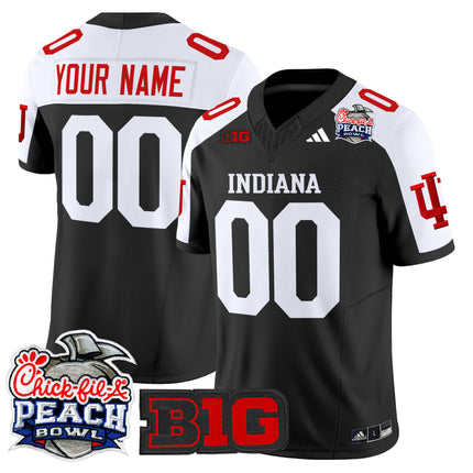 Indiana Hoosiers 2026 Peach Bowl Vapor Limited Custom Jersey V2 - All Stitched