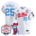 White-Blue / #25 Rebels / S