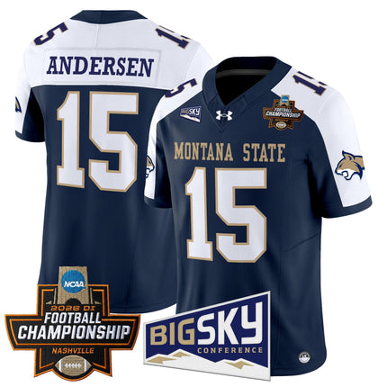 Men's Montana State Bobcats 2026 Football Championship Vapor Limited Jersey - All Stitched