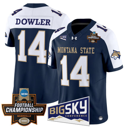 Men's Montana State Bobcats 2026 Football Championship Vapor Limited Jersey - All Stitched