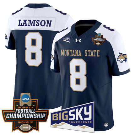 Men's Montana State Bobcats 2026 Football Championship Vapor Limited Jersey - All Stitched